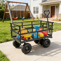 Wagon Cart Garden cart trucks make it easier to transport firewood