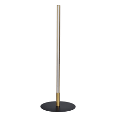 Dimond Black LED Table Lamp with On/Off Switch Round Metal Base