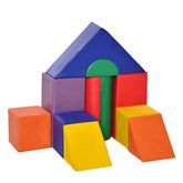 Soozier Foam Climbing Blocks for Toddlers, 11-Piece Baby Soft Foam Play Set, Climb and Crawl Activity Playset Building Blocks for Aged 1-3 Years Old Boys & Girls, Assorted