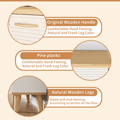 Shoes Storage Cabinet for Entryway,Narrow Shoe Rack Cabinet,Shoe Cabinet with 2 Flip Drawers,Freestanding Shoe Organizer with Natural Wood Legs,Slim Entryway Storage Organizer for 8-16 Pairs