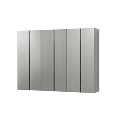 Nova Series 96 in. W x 72 in. H x 20 in. D Metallic Grey Garage Cabinet Set D (3-Piece)