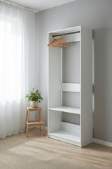 Prosper 32 inch White Wood Walk-in Closet with One Rod