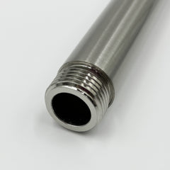 Shower Arm with Flange, 1/2 NPT Tapered Threads, Rain Shower Head Arm, Ceiling Mount Shower Extension Arm