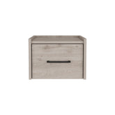 Floating Nightstand Calion, Bedroom, Light Gray