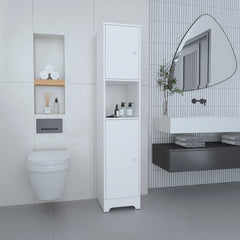 Brighton 1-Shelf Linen Cabinet White