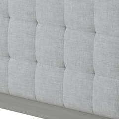 Solid Wood Platform Upholstered Headboard Queen Bed