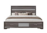 RYDER SPARKLE GREY FULL BED