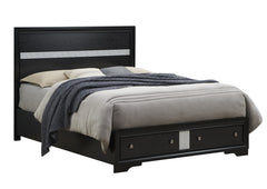 Madrid G02350B-FB FULL BED , Black