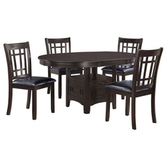Hester Black and Espresso 5-piece Dining Set