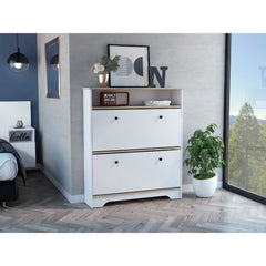 Brandford Shoe Rack, Superior Top, Two Shelves