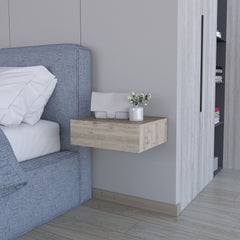 Vienna Floating Nightstand, Sleek Wall-Mounted Design with Spacious Drawer Storage