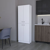 Cameron Pantry Cabinet with 4 doors and 5 hidden shelves