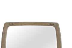 English Knotty Oak Inspired Mirror with Bowties