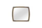 English Knotty Oak Inspired Mirror with Bowties