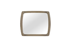 English Knotty Oak Inspired Mirror with Bowties