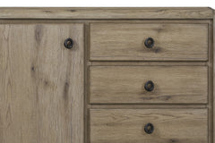 English Knotty Oak Accent Chest