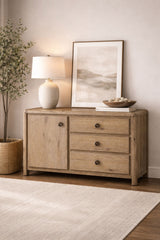 English Knotty Oak Accent Chest