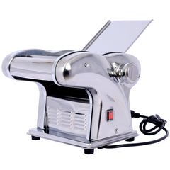 Electric Pasta Maker Noodle Maker Pasta Making Machine Dough Roller Cutter Thickness Adjustable Stainless Steel US 110V 135w 3 Blades Type 2.5mm Round+4mm Flat+9mm Wide Noodle