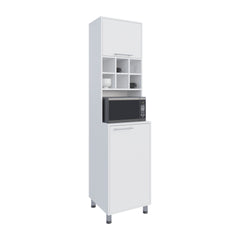 Kitchen Pantry, 2 Doors, 4 Legs, 8 Shelves