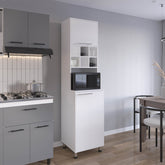 Kitchen Pantry, 2 Doors, 4 Legs, 8 Shelves