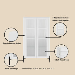 Bookcase Cabinet in White