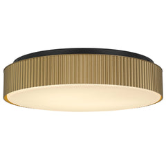13 inch Brass LED Flush Mount