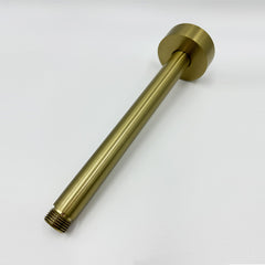 Shower Arm with Flange, 1/2 NPT Tapered Threads, Rain Shower Head Arm, Ceiling Mount Shower Extension Arm