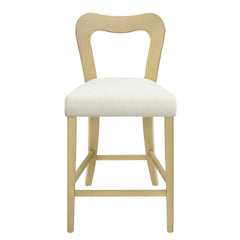 Counter Stool Without Arm(light ash+beige) Set of 2