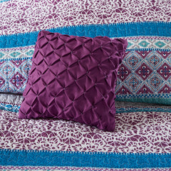 Twin/Twin XL Reversible Quilt Set with Throw Pillows