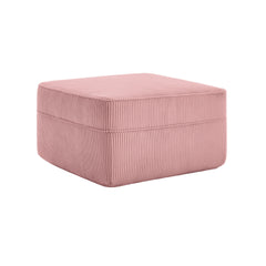 Martha Ottoman Corduroy -Pink