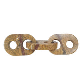 14.6x4.1x4.1" Decorative Marble Chain Sculpture,Brown
