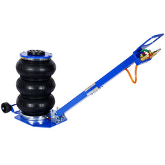 3T Triple Bag Air Jack ,Pneumatic Jack 3 bag ,lifting 16in capacity 6600lbs,easy-collapsing Terrain,Blue color