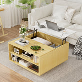 Lift Top Coffee Table with Storage for Living Room