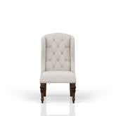 Upholstered Wing Host Chair