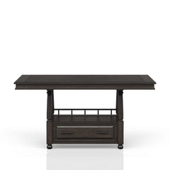 Deep Coffee Counter Height Dining Table