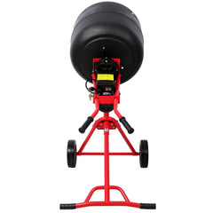4.0 CUFT/110L Portable Electric Concrete Mixer, Heavy Duty Power Cement Mixing Machine for Mortar, Poly Drum 110V/60Hz ETL Certificated