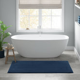 1 PCS 24x72" 100% Cotton Tufted 3000 GSM Reversible Bath Rug Navy