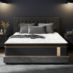 10" Full Plush Hybrid Mattresses with Independently Encased Coils & Gel Memory Foam, Fiberglass-Free, Motion Isolation-Edge Support, Mattress in a Box, CertiPUR-US Certified