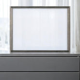 Jehoram Gray Finish Mirror