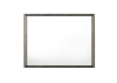 Jehoram Gray Finish Mirror