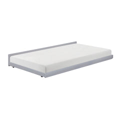 Gray Finish Trundle with Casters Movement Bedroom Furniture 1pc