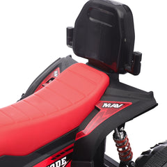 Ride on Toys for Toddlers 4-12, 12V Lead-acid Battery up to 80 Minutes, Forward/Reverse 2 Gears,Big Tire,Real shock absorption Electric Vehicle ATV Car