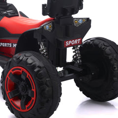 Ride on Toys for Toddlers 4-12, 12V Lead-acid Battery up to 80 Minutes, Forward/Reverse 2 Gears,Big Tire,Real shock absorption Electric Vehicle ATV Car