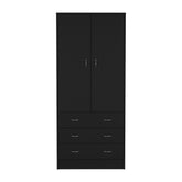 Armoire Ramey, Bedroom, Black