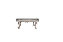 Dresden Vintage Bone White Finish Coffee Table