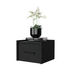 Wenge Wall-Mounted Floating Nightstand