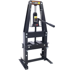 Hydraulic Power Units, 6-Ton Benchtop Hydraulic A-Frame Shop Press with Press Plates, Hydraulic 6 Ton Garage Floor Adjustable Shop Press with Plates, Hydraulic Press, Hydraulic Shop Press,black