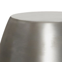 Flanigan - Metal Accent Table - Antique Silver
