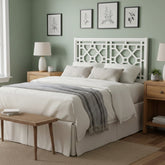 Tabor Chippendale White Headboard - Queen/Full