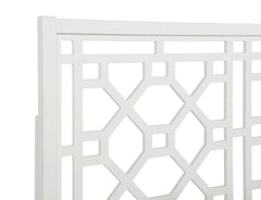 Tabor Chippendale White Headboard - Queen/Full